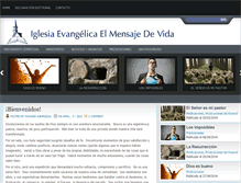 Tablet Screenshot of elmensajedevida.org